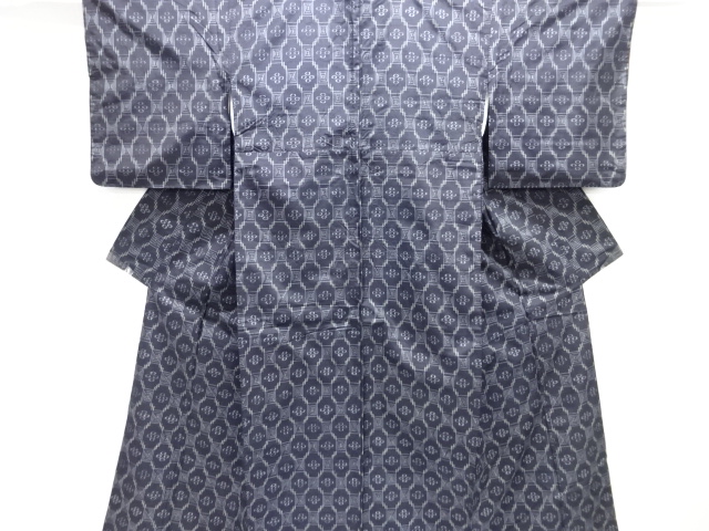 JAPANESE KIMONO / ANTIQUE KIMONO / SILK / TSUMUGI / RYUKYU KASURI